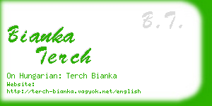 bianka terch business card